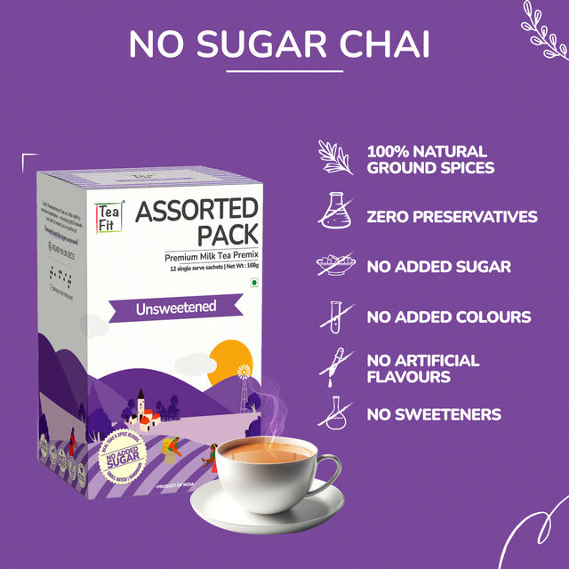 Teafit Unsweetened Assorted Tea Premix