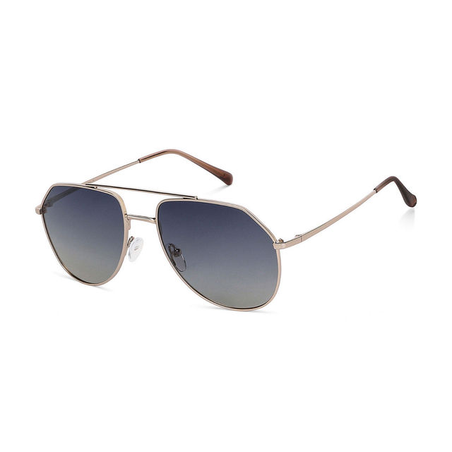 Assembly Verve Duffle Travel Bag | Water Resistant - Green (1pc) & Vincent Chase By Lenskart Unisex Solid Metal Aviator Sunglasses | Black And Gold - L (1pc) Combo