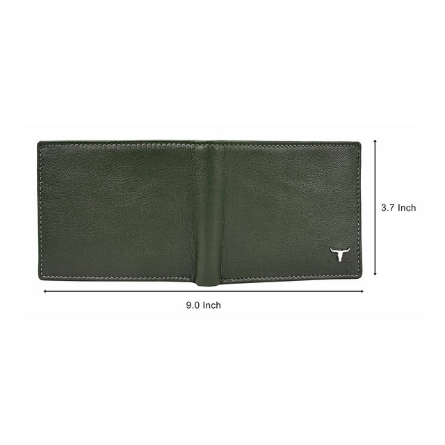 Portafoglio Verticale Pineider - Pelle Liscia Verde con Zip -PSS714327