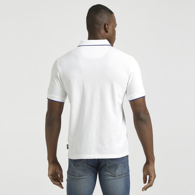 Playr Men's Adult Golf Golfer Polo 100% Cotton for All Season | White | L