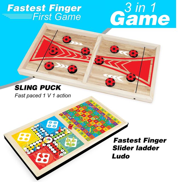 ITOYS Fastest Finger First Game- 3 In 1 0xc0060ef218 (Assorted)