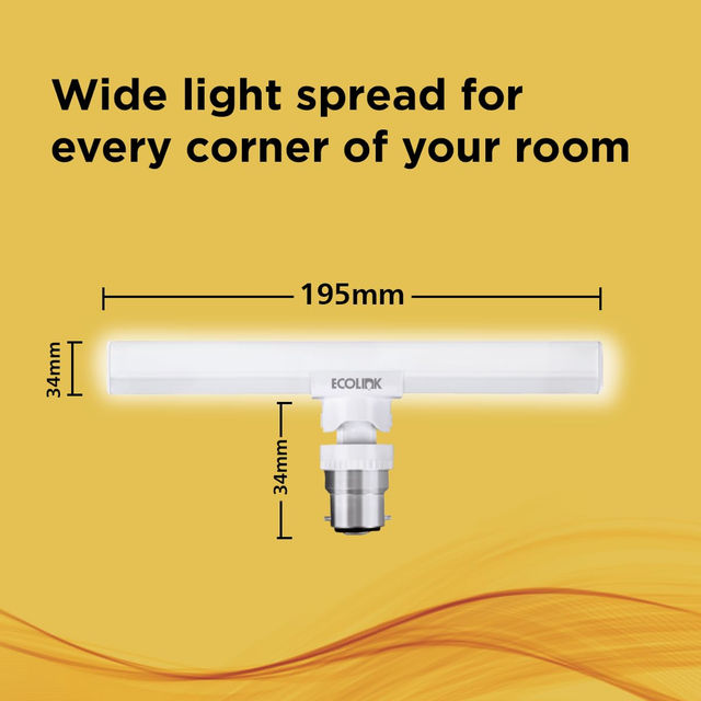 Philips Led 12W Ecolink T-Bulb | B22 Holder | (Cw)