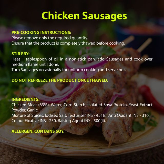 Zorabian Chicken Sausages 250 g Combo