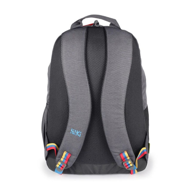 WiKi Unisex Polyester 29.5 L Backpack | Black and Grey - L