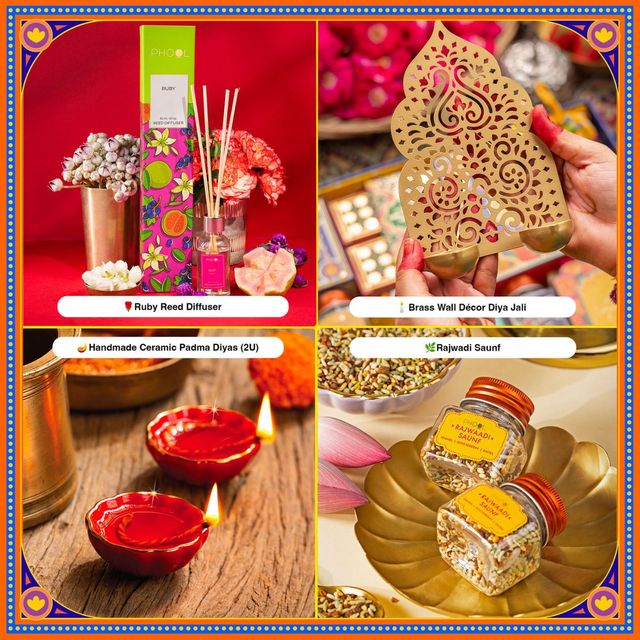 Phool Diwali Nostalgia Collection - 8 Inclusions Diwali Gift Hamper
