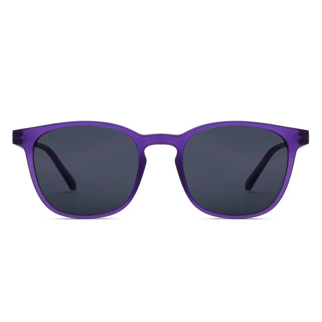 Lenskart Hustlr Unisex Sunglasses | Violet and Grey