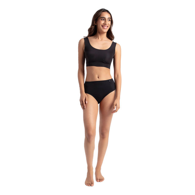 Jockey 1406 Women's Super Combed Cotton Mid Waist Hipster Panty|PO3 | Multicolor Dark assorted-S
