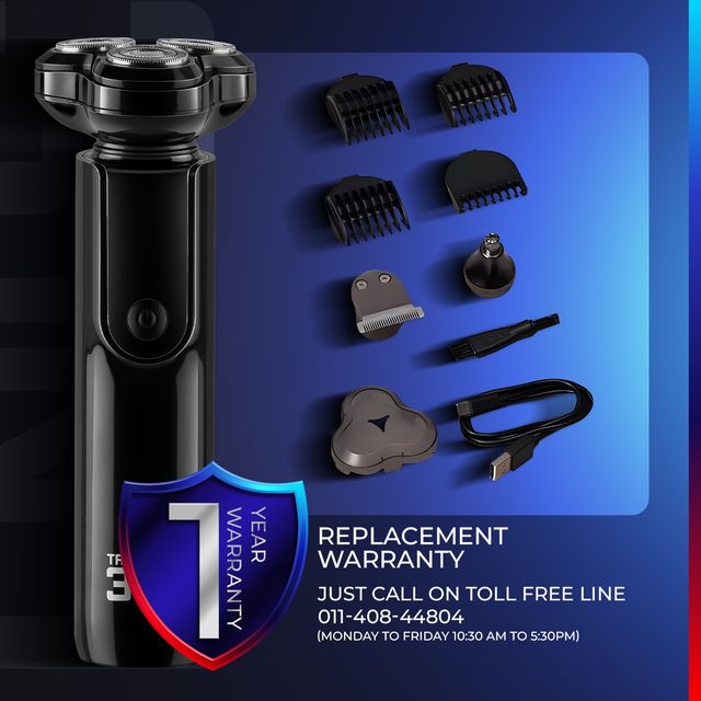 Urbangabru Trimfinity 3-in-1 Face Trimmer by Urbangabru - Shaver | T-Blade Beard Trimmer