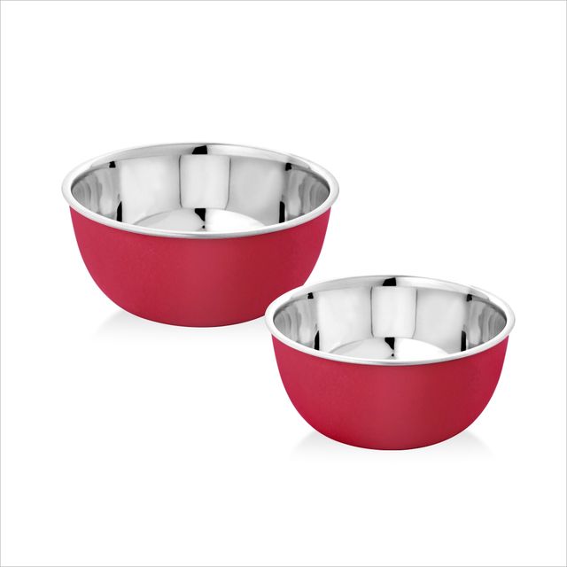 BAY6 Steel Microwave-Safe Bowl Set - (2pc) - (800ml + 1000ml)