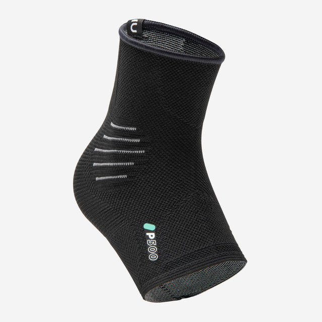 Tarmak By Decathlon | Adult Right/Left Ankle Proprioceptive Brace 500- Black 1