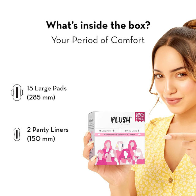 Plush Ultra Thin L Sanitary Pads