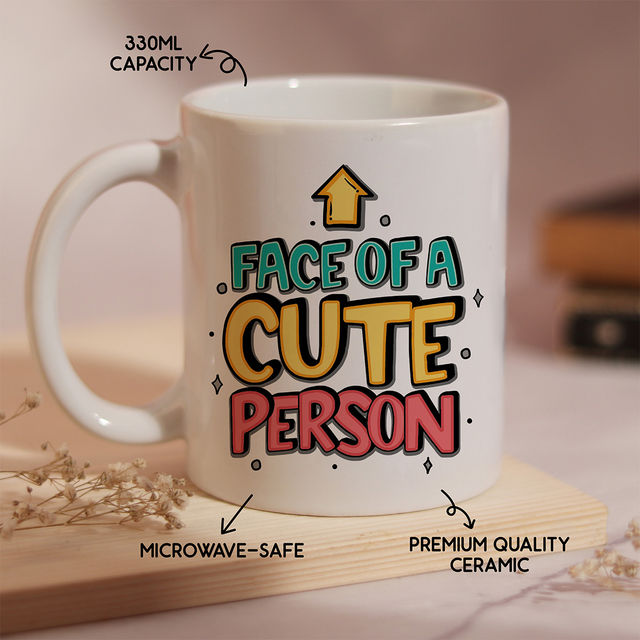 Oye Happy Cute Person Mug