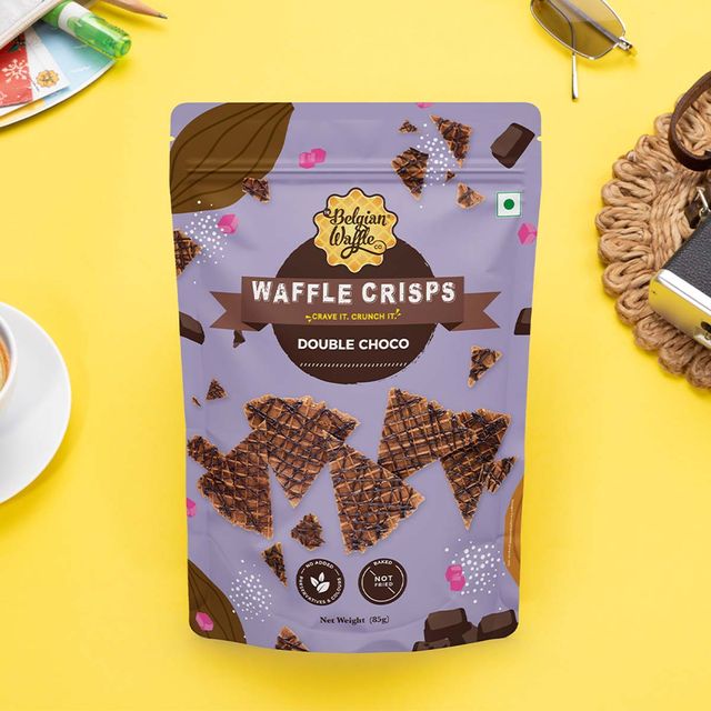 The Belgian Waffle Co Double Choco Crisps