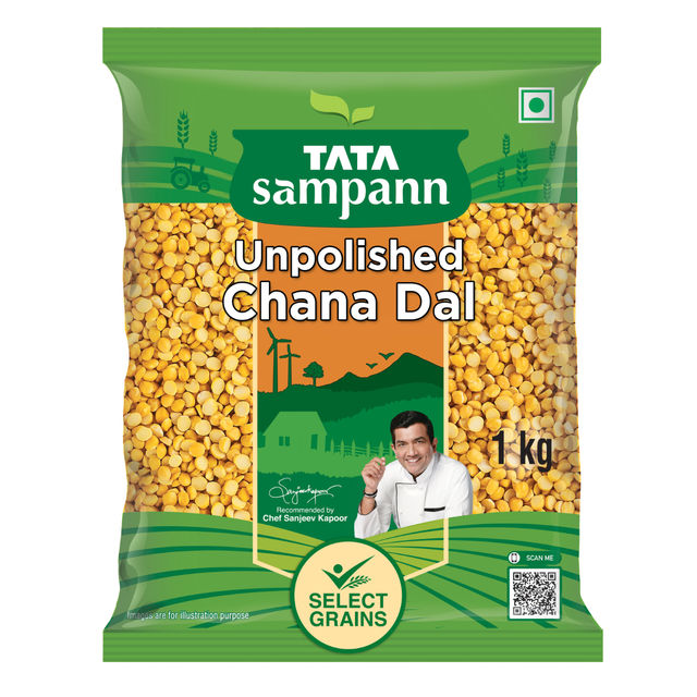 Tata Sampann Unpolished Chana Dal 1 kg Combo
