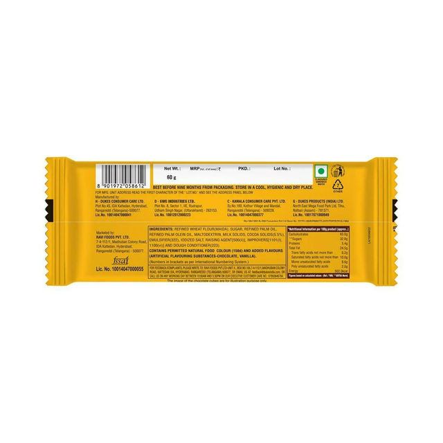 Dukes Waffy Chocolate Wafers 60 g Combo