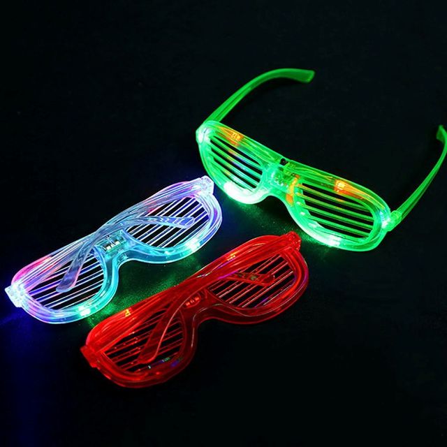 Gullak Party LED Light Up Shutter Goggle (Colour May Vary)