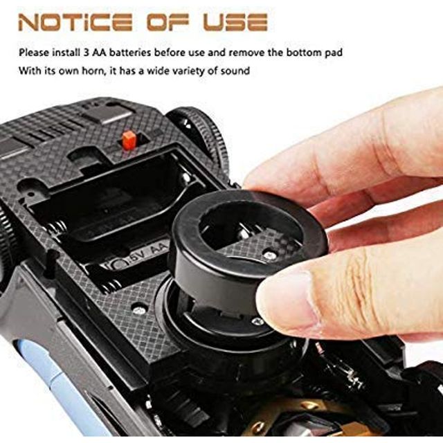 Fablue Transforming Robot Racing Car Toy For Kids - Multicolor