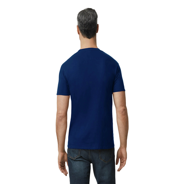 Gildan Unisex 100% Cotton Solid T-Shirt - S |Navy Blue