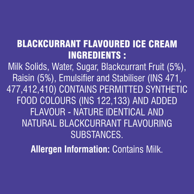Dairy Day Black Currant Ice Cream Tub