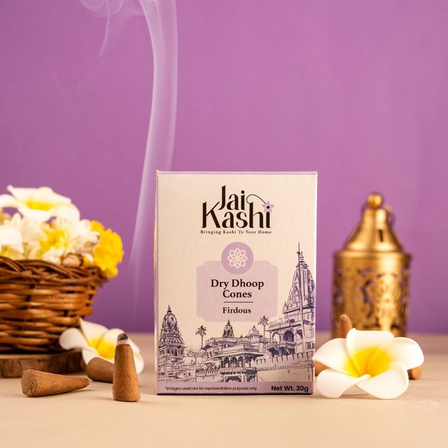 Jai Kashi Firdous Dry Dhoop Cones