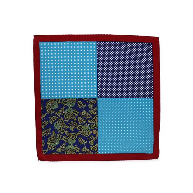 Calvadoss Premium Printed Pocket Square | Calps061 | Multicolour