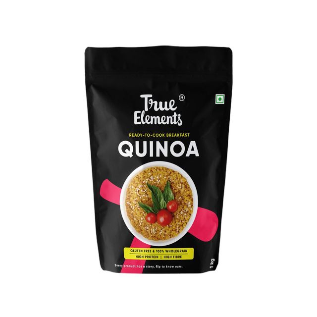 True Elements Rolled Oats(500gms) & True Elements Quinoa(1kg) Combo