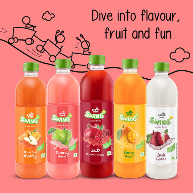 Paper Boat Swing Pomegranate Fruit Juice