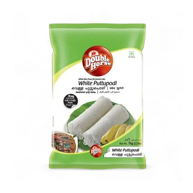 Double Horse Puttupodi White