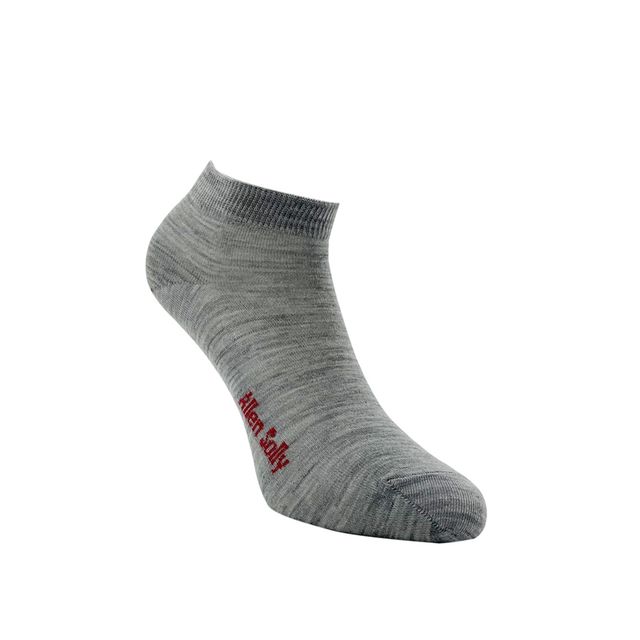 Allen Solly Women's Woolen Ankle Length Plain Socks - Light Grey Melange