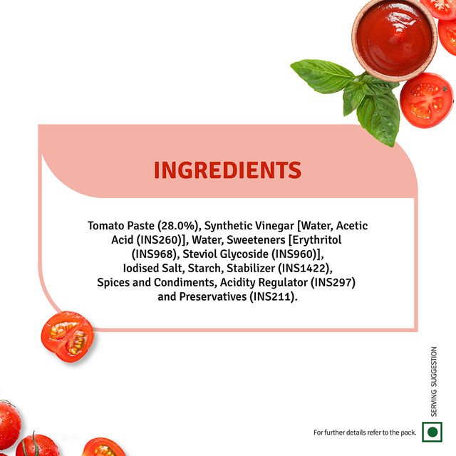 Veeba Tomato Ketchup No Added Sugar
