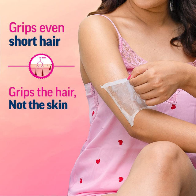 Veet Professional Waxing Strips Kit For Sensitive Skin | 8 Strips