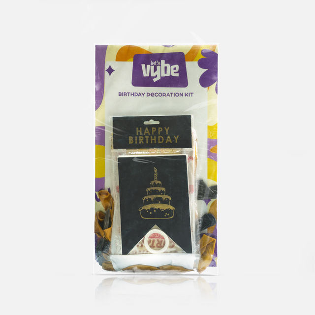 Let's Vybe Birthday Decoration Kit