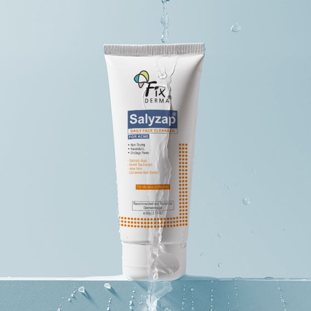 Fixderma 2% Salicylic Acid Face Wash | For Acne Control, Oil-Free Cleanser