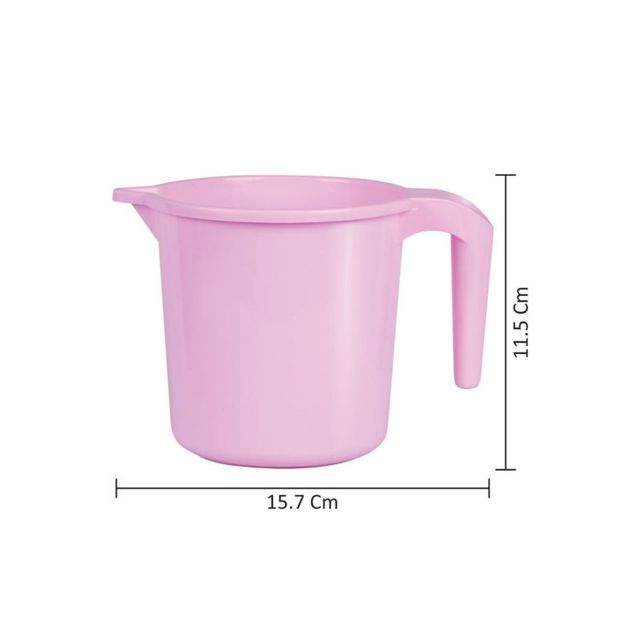 Joyo Plastics Dolphin Bathroom Mug - 1100 ml (Colour May Vary)