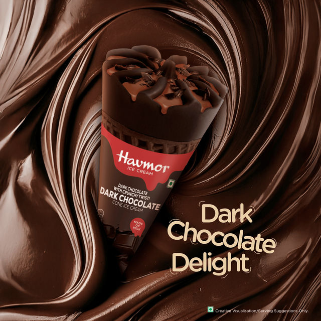 Havmor Dark Chocolate Cone Ice Cream Combo