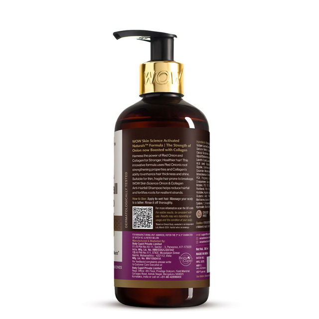 Wow Skin Science Onion Red Seed Oil Shampoo
