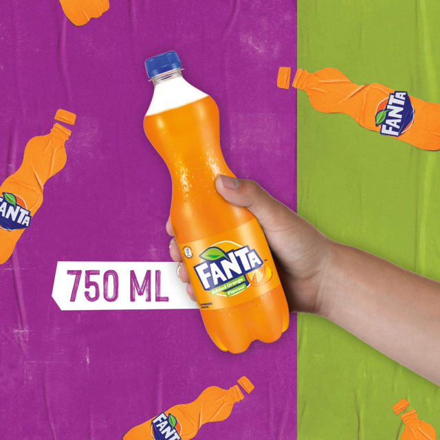 Fanta Orange Flavoured Soft Drink 750 ml Combo