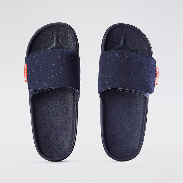 Lotto Men's Sliders Enduro TX | Peacoat and Red - UK 7
