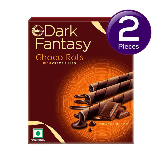 Sunfeast Dark Fantasy Choco Rolls 198 g Combo