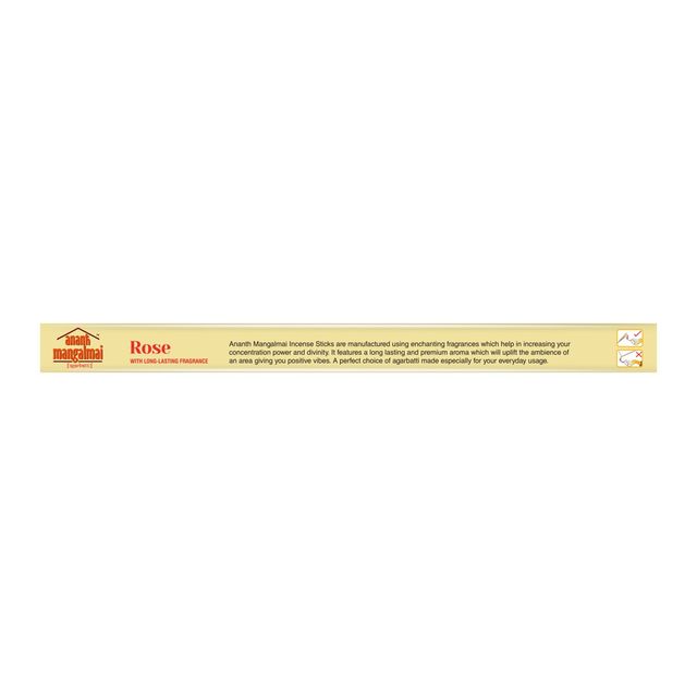 Ananth Mangalmai Rose Agarbatti | Fragrance | Puja | Aromatic | Dhoop|Incense Stick