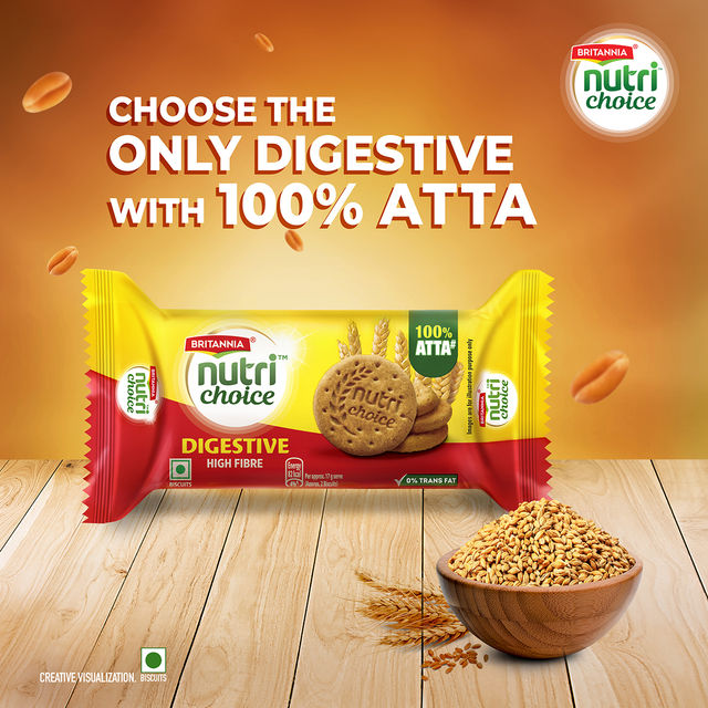 Britannia Nutrichoice Digestive High-Fibre Biscuits