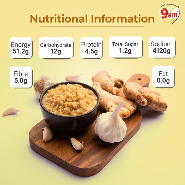 9am Ginger Garlic Paste 200 g Combo