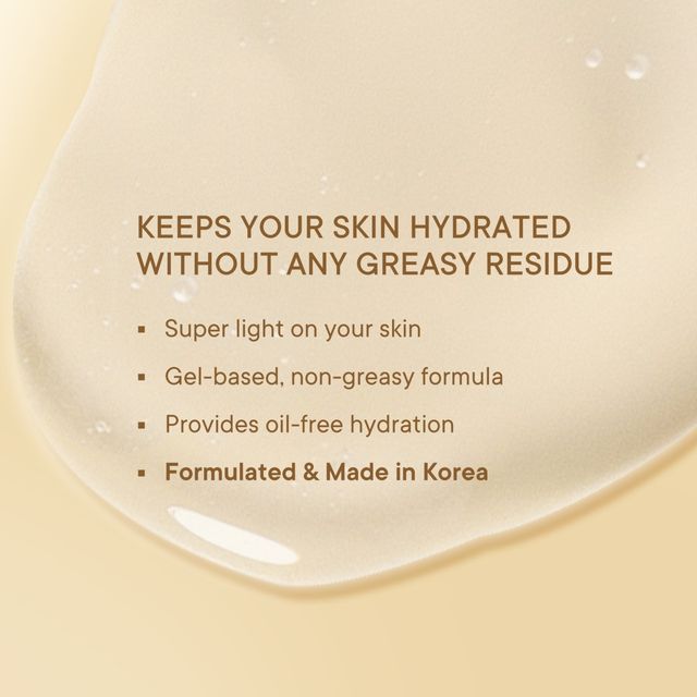 Quench Oil Control Korean Moisturizer Non-Greasy Face Cream with Chia Seeds & Salicylic Acid