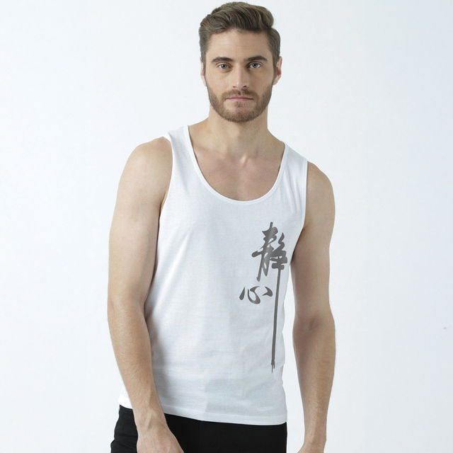 efu EATHER SLEEVELESS TOP ホワイトF Buy White Sleeveless Deep V-Neck Top by Ashita Fernandes