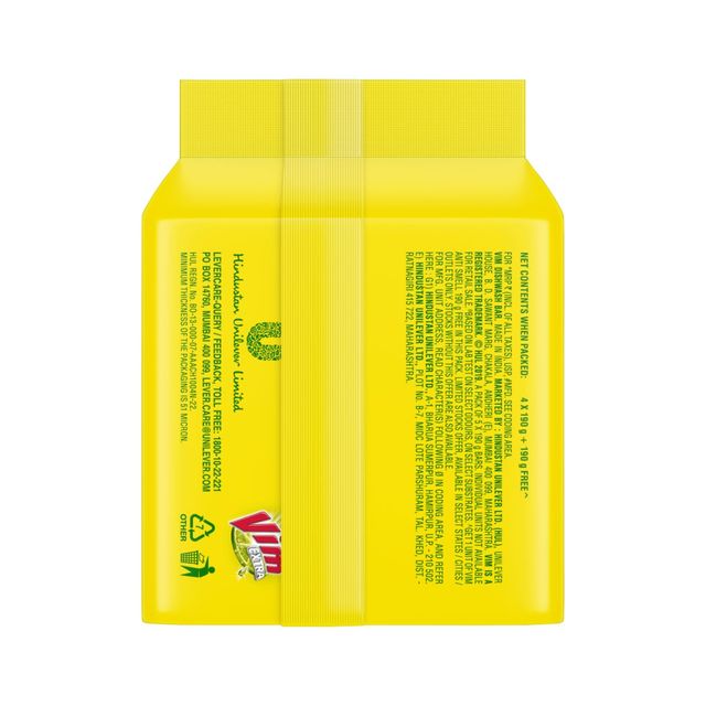 Vim Anti Smell Dishwash Bar Multipack 1 kg Combo