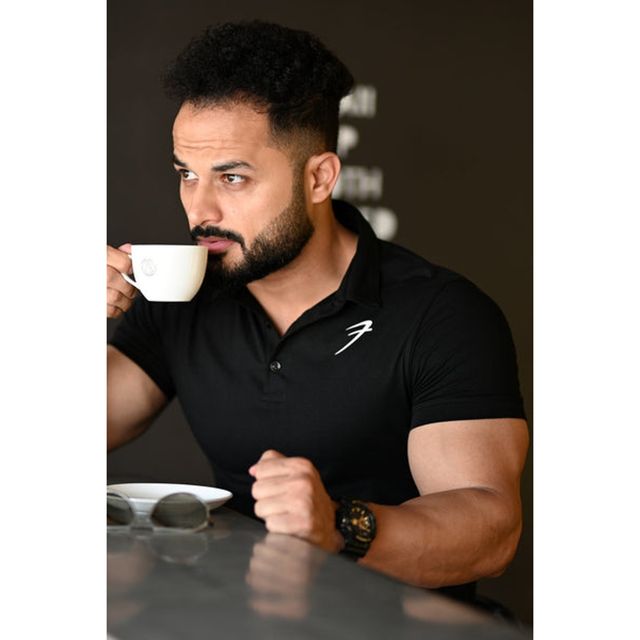 Fuaark Men's Polo T-shirt | Black - S
