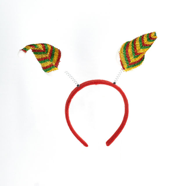 Gullak Christmas Snowman With Glitter Cap Hairband Assorted