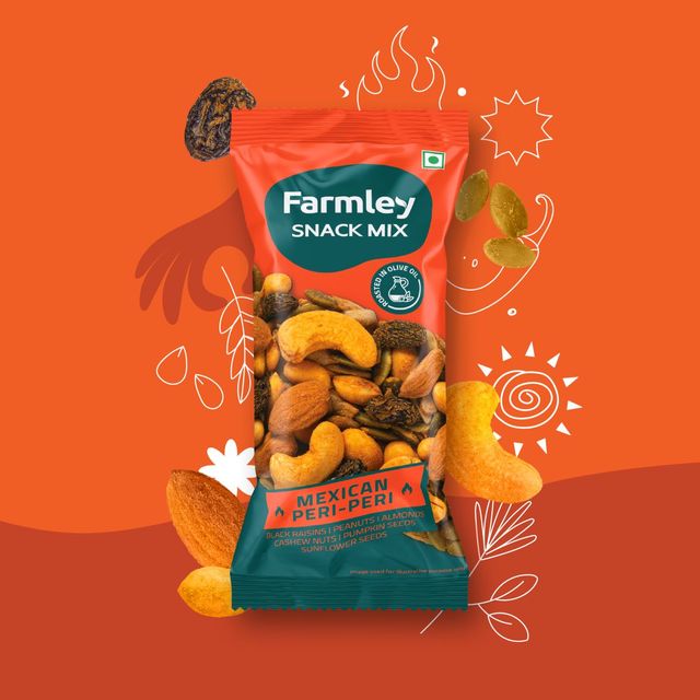 Farmley Snack Mix Dry Fruits- Mexican Peri Peri