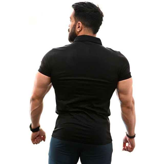 Fuaark Men's Polo T-shirt | Black - S