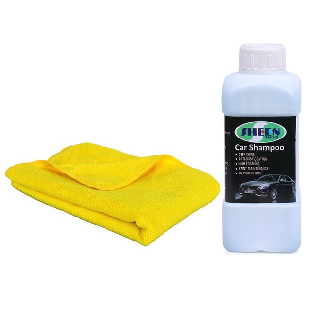Sheen And Shine Automotive Cleaning Combo | Shampoo And Microfibre Cloth